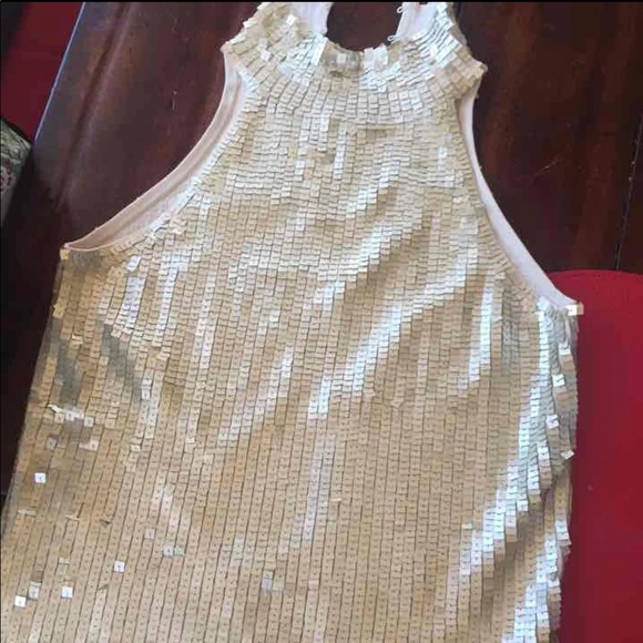 White House Black Market Tops - Sequined high neck blouse size xs White House Black Market Tops - Sequined high neck blouse size xs